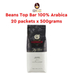 Picture of TOP BAR COFFEE BEANS X 20 PKT X 500GRAMS. 100% ARABICA